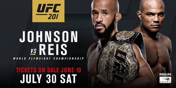 Demetrious Johnson set to defend title against Wilson Reis at UFC&nbsp;201