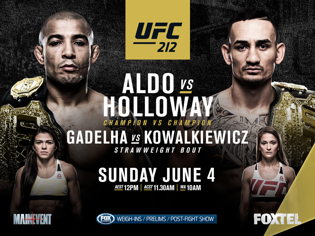 UFC 212: Aldo vs. Holloway&nbsp;Predictions