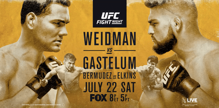 UFC on Fox 25: Weidman vs. Gastelum&nbsp;Predictions