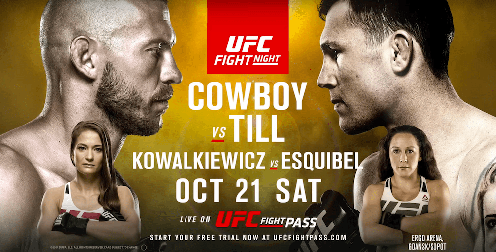 UFC Fight Night 118: Cerrone vs. Till&nbsp;Predictions