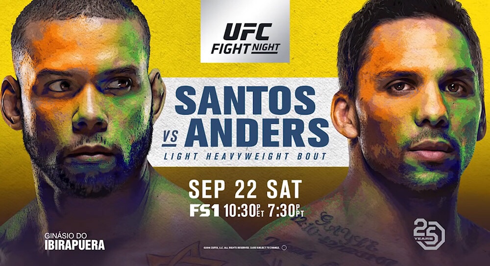 UFC Fight Night 137: Santos vs. Anders&nbsp;Predictions