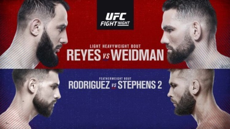 UFC on ESPN 6: Reyes vs. Weidman&nbsp;Predictions