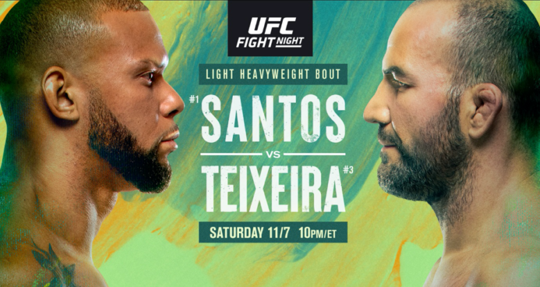 UFC Fight Night 182: Santos vs. Teixeira&nbsp;Predictions