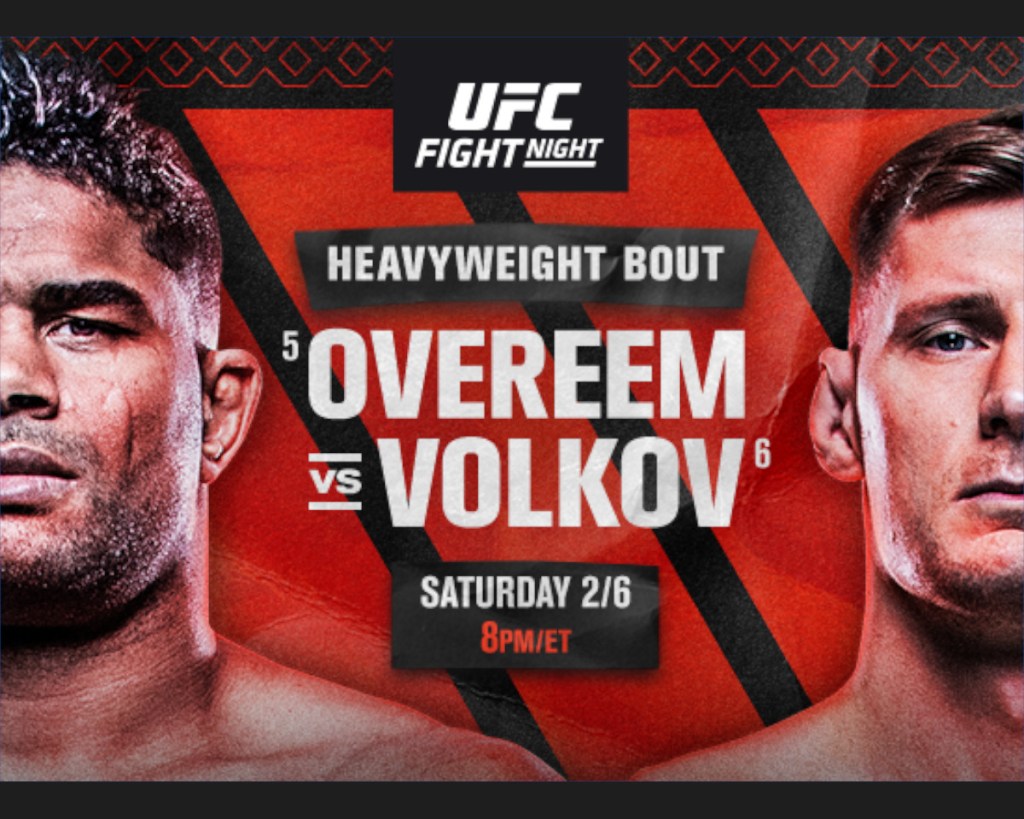 UFC Fight Night 184: Overeem vs. Volkov&nbsp;Predictions