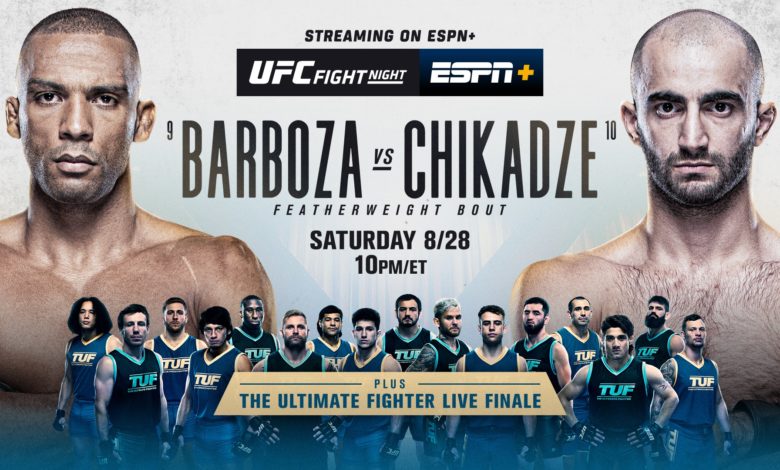 UFC on ESPN 30: Barboza vs. Chikadze&nbsp;Predictions